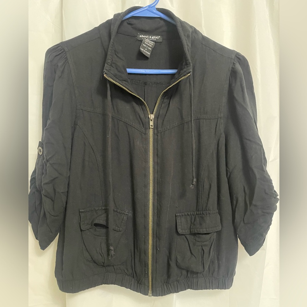 About A Girl light summer jacket Ladies S Black